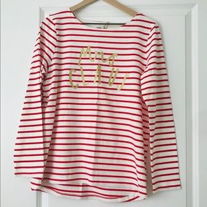 NWT Joules Christmas cotton sweatshirt Sz 10 US